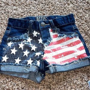 COPY - Excellent condition Justice 4th of July outfit, absolutely stunning!